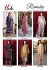 Ramsha Vol 6 By Hala Cotton Printed Ladies Dress Material Wholesale Market In Surat
